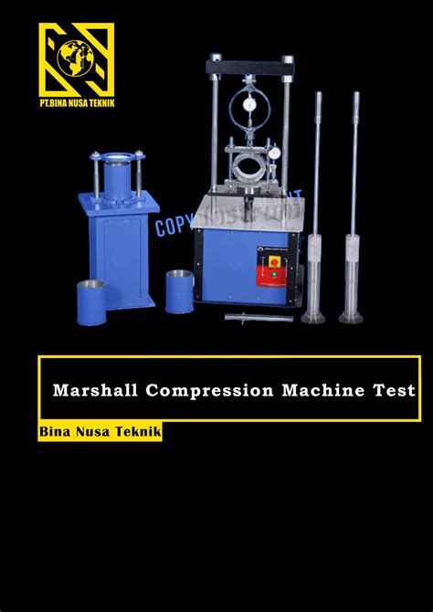 marshall compression test machine|Marshall and TSR Compression Machine .